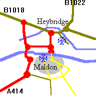 Maldon map